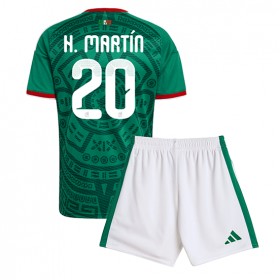 Mexiko Henry Martin #20 Hemmakläder Barn VM 2026 Kortärmad (+ Korta byxor)